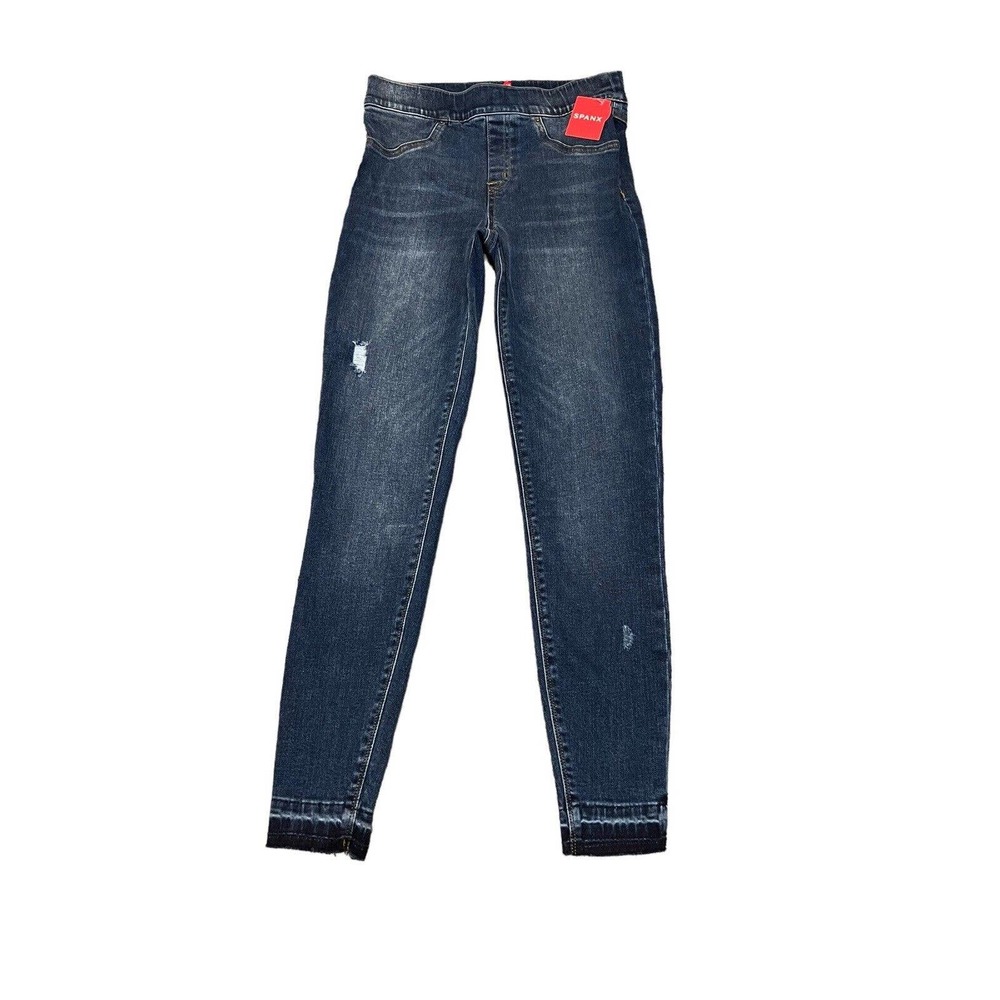 NEW Spanx Womens Small Distressed Denim Legging
